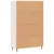 Produktbild 8 för Högskåp vit 69,5x31x115 cm konstruerat trä