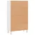 Produktbild 8 för Högskåp vit 69,5x31x115 cm konstruerat trä