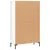Produktbild 8 för Högskåp vit högglans 69,5x31x115 cm konstruerat trä