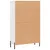 Produktbild 8 för Högskåp vit 69,5x31x115 cm konstruerat trä