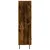 Produktbild 7 för Högskåp rökfärgad ek 69,5x31x115 cm konstruerat trä