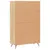Produktbild 8 för Högskåp sonoma-ek 69,5x31x115 cm konstruerat trä