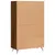 Produktbild 8 för Högskåp brun ek 69,5x31x115 cm konstruerat trä