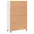 Produktbild 8 för Högskåp vit 69,5x31x115 cm konstruerat trä
