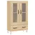 Produktbild 2 för Högskåp sonoma-ek 69,5x31x115 cm konstruerat trä