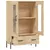 Produktbild 5 för Högskåp sonoma-ek 69,5x31x115 cm konstruerat trä