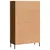 Produktbild 8 för Högskåp brun ek 69,5x31x115 cm konstruerat trä