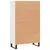 Produktbild 8 för Högskåp vit 69,5x31x115 cm konstruerat trä