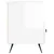 Produktbild 7 för Tv-bänk vit högglans 80x36x50 cm konstruerat trä