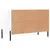 Produktbild 8 för Tv-bänk vit högglans 80x36x50 cm konstruerat trä