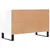 Produktbild 8 för Tv-bänk vit högglans 80x36x50 cm konstruerat trä