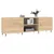 Produktbild 3 för Tv-bänk sonoma ek 150x30x50 cm konstruerat trä