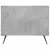 Produktbild 7 för Soffbord betonggrå 102x50x40 cm konstruerat trä