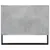 Produktbild 7 för Soffbord betonggrå 102x50x40 cm konstruerat trä