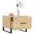 Produktbild 4 för Soffbord 2 st sonoma ek 50x50x40 cm konstruerat trä