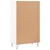 Produktbild 8 för Skohylla vit 60x35x105 cm konstruerat trä