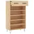 Produktbild 5 för Skohylla sonoma-ek 60x35x105 cm konstruerat trä