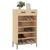 Produktbild 3 för Skohylla sonoma-ek 60x35x105 cm konstruerat trä