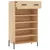 Produktbild 5 för Skohylla sonoma-ek 60x35x105 cm konstruerat trä