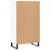 Produktbild 8 för Skohylla vit 60x35x105 cm konstruerat trä