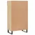 Produktbild 8 för Skohylla sonoma-ek 60x35x105 cm konstruerat trä