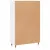 Produktbild 8 för Högskåp vit 69,5x31x115 cm konstruerat trä