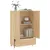 Produktbild 4 för Högskåp sonoma-ek 69,5x31x115 cm konstruerat trä