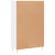 Produktbild 8 för Högskåp vit 69,5x31x115 cm konstruerat trä