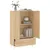 Produktbild 4 för Högskåp sonoma-ek 69,5x31x115 cm konstruerat trä