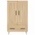 Produktbild 5 för Högskåp sonoma-ek 69,5x31x115 cm konstruerat trä