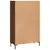Produktbild 8 för Högskåp brun ek 69,5x31x115 cm konstruerat trä
