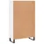 Produktbild 8 för Högskåp vit högglans 69,5x31x115 cm konstruerat trä