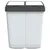 Produktbild 3 för Dubbel sophink vit 2x25 L