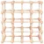 Produktbild 3 för Vinställ för 20 flaskor 46,5x23x46,5 cm massiv furu