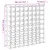 Produktbild 8 för Vinställ för 72 flaskor 90,5x23x90,5 cm massiv furu