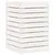 Produktbild 2 för Tvättkorg vit 44x44x66 cm massiv furu