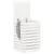 Produktbild 3 för Tvättkorg vit 44x44x66 cm massiv furu
