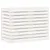 Produktbild 2 för Tvättkorg vit 88,5x44x66 cm massiv furu