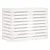 Produktbild 7 för Tvättkorg vit 88,5x44x66 cm massiv furu
