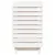 Produktbild 5 för Tvättkorg vit 44x44x76 cm massiv furu
