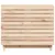 Produktbild 5 för Tvättkorg 88,5x44x76 cm massiv furu