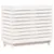 Produktbild 2 för Tvättkorg vit 88,5x44x76 cm massiv furu