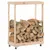 Produktbild 3 för Vedställ med hjul 76,5x40x108 cm massiv furu