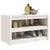 Produktbild 3 för Köksskåp för utomhusbruk vit 106x55x64 cm massiv furu