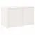 Produktbild 6 för Köksskåp för utomhusbruk vit 106x55x64 cm massiv furu