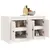 Produktbild 3 för Köksskåp för utomhusbruk vit 106x55x64 cm massiv furu