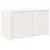 Produktbild 7 för Köksskåp för utomhusbruk vit 106x55x64 cm massiv furu