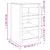 Produktbild 9 för Köksskåp för utomhusbruk vit 55x55x92 cm massiv furu