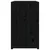 Produktbild 5 för Köksskåp för utomhusbruk svart 106x55x92 cm massiv furu