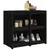 Produktbild 3 för Köksskåp för utomhusbruk svart 106x55x92 cm massiv furu